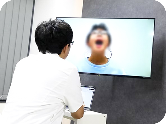 オンライン診察の様子